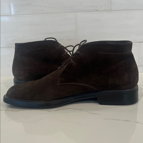 Salvatore Ferragamo Brown Suede Chukka Boots - Picture 5 of 14